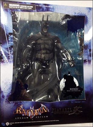 Batman: Arkham Asylum (Play Arts ~ Kai)  figure 1-B Batman (Black and White) 1/1000