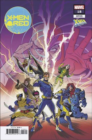 X-Men: Red (2022) issue 18-B Leonel Castellani X-Men 60th Anniversary Cover