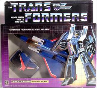 Transformers: More Than Meets the Eye (Generation 1) figure 16 Thundercracker (Decepticon Warrior)