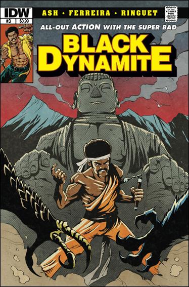 Black Dynamite issue 3 David Crosland Cover
