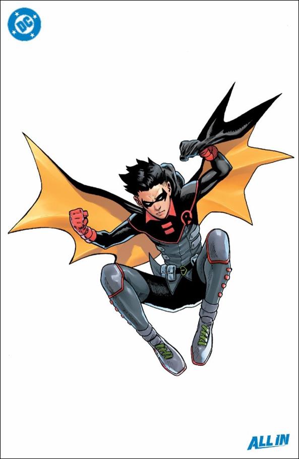 Batman and Robin (2023) issue 14-E Daniel Sampere "All-In" Foil Cover