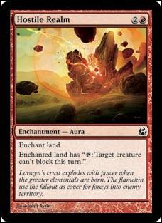 Magic the Gathering: Morningtide (Base Set) card 91 Hostile Realm