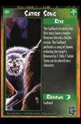 Rage Limited (Base Set) card 226 Satire Song 
