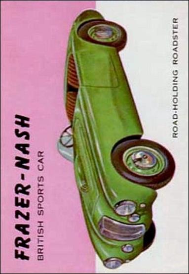 World on Wheels (Base Set) card 123 Frazer-Nash Roadster