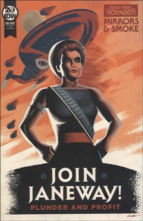 Star Trek: Voyager: Mirrors and Smoke issue One-Shot-B George Caltsoudas 1:10 Cover