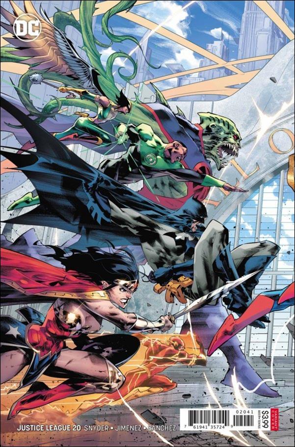 Justice League (2018) issue 20-B Left Side Cover