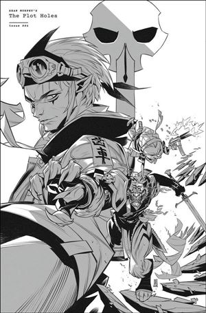 Plot Holes issue 1-N Kim Jacinto B&W Cover (2nd Printing)