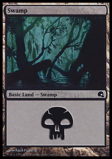 Magic the Gathering: Premium Deck Series: Graveborn (Base Set) card 30 Swamp