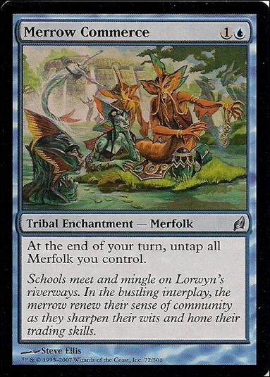 Magic the Gathering: Lorwyn (Base Set) card 72 Merrow Commerce