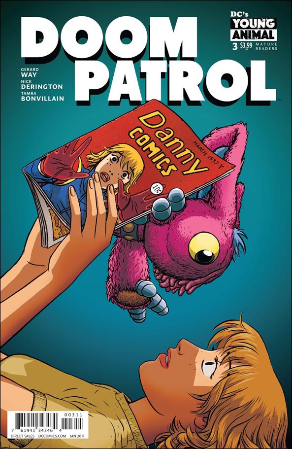 Doom Patrol (2016) issue 3 Nick Derington Cover