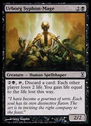 Magic the Gathering: Time Spiral (Base Set) card 139 Urborg Syphon-Mage