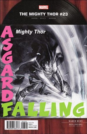 Mighty Thor (2016) issue 23-C Marco Rudy Rock And Roll Cover