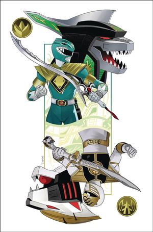 Mighty Morphin Power Rangers issue 23-D Dan Mora 1:30 Cover