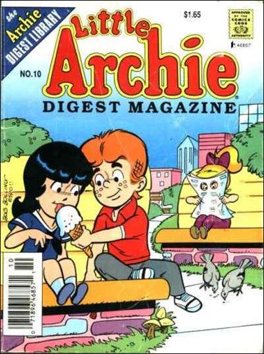 Little Archie Digest Magazine issue 10-B Digest Sized Canadian Cover Price