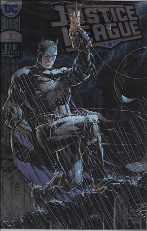 Justice League (2018) issue 1-K Jim Lee Silver Foil Polybagged Cover