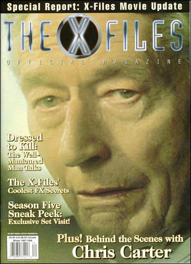 Official X-Files Magazine Volume 1 issue 4-B Well-Manicured Man Cover