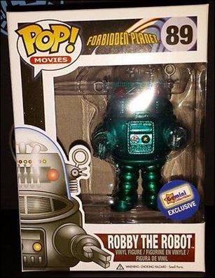 POP! Movies figure 89-B Robby the Robot (Green) Gemini Collectibles