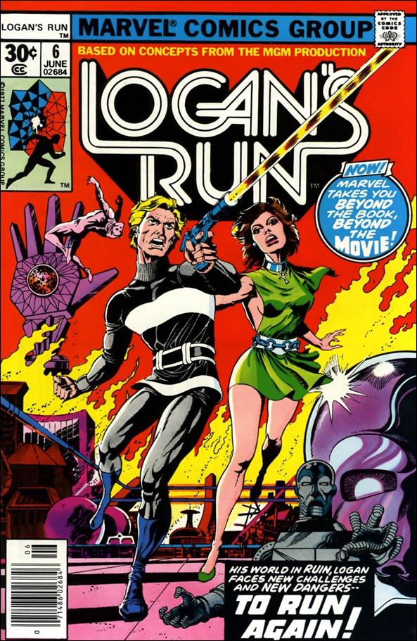 Logan's Run 6 A, Jun 1977 Comic Book by Marvel