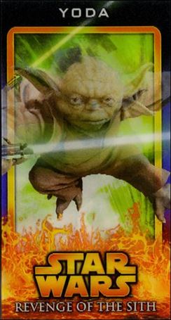 Star Wars: Revenge of the Sith Widevision (Flix-Pix Lenticular Motion Subset) card 5 Yoda