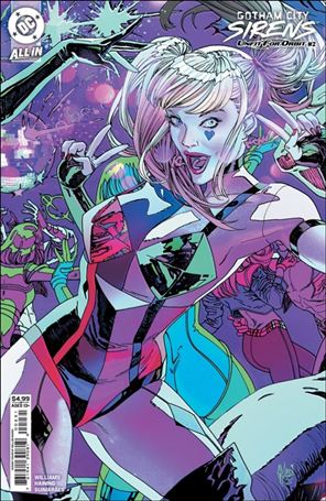 Gotham City Sirens: Unfit for Orbit issue 2-C Guillem March Connecting Cardstock Cover