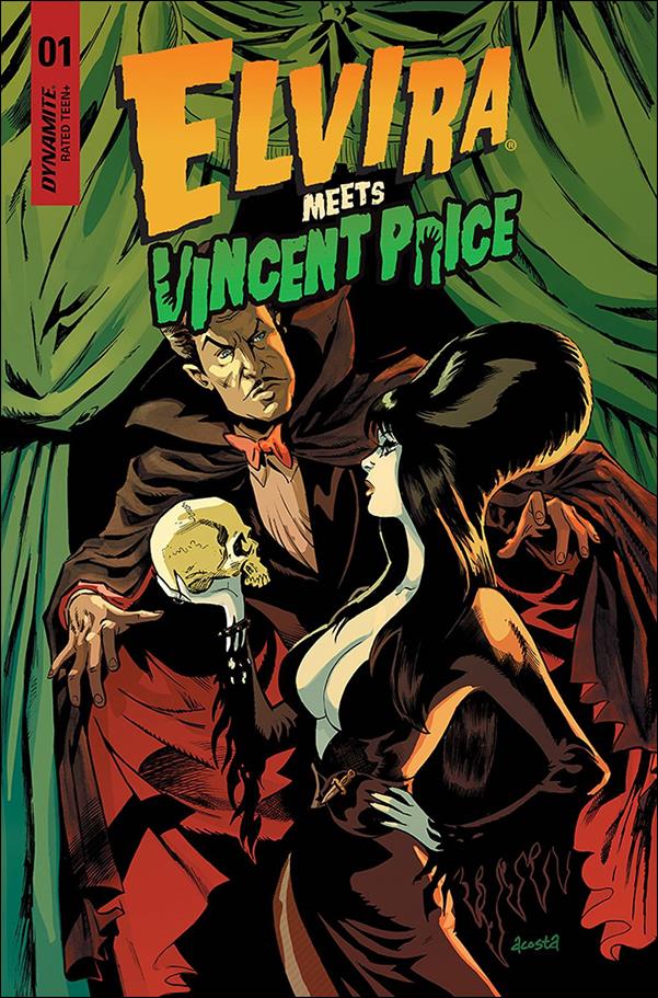 Elvira Meets Vincent Price issue 1 Dave Acosta Cover
