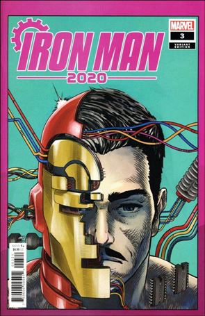 Iron Man 2020 (2020) issue 3-C Superlog Cover