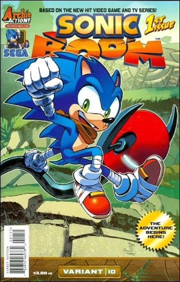 Sonic Boom issue 1-E Evan Stanley "Sonic" Cover