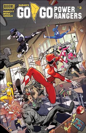 Saban's Go Go Power Rangers issue 3 Dan Mora Cover