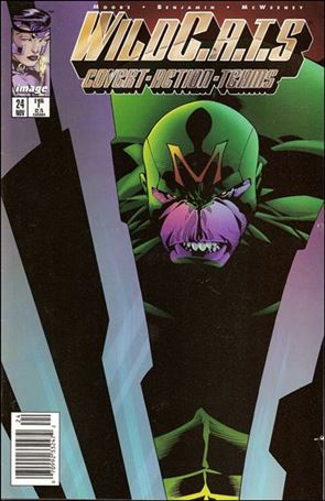 WildC.A.T.s: Covert Action Teams issue 24-B Newsstand Edition / Price Variant