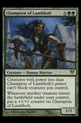 Magic the Gathering: Avacyn Restored (Base Set) card 171 Champion of Lambholt