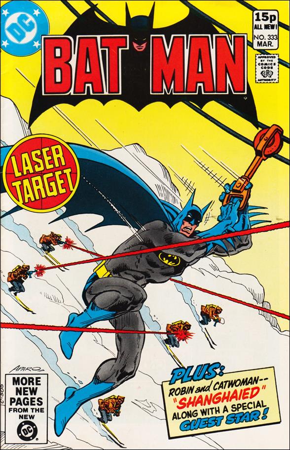 Batman (1940) issue 333-B UK Price Cover