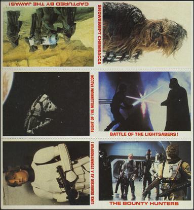 Star Wars Burger King "Everybody Wins" (Promo Uncut Sheet) card nn-5