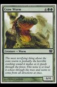 Magic the Gathering: 9th Edition (Base Set) card 233 Craw Wurm