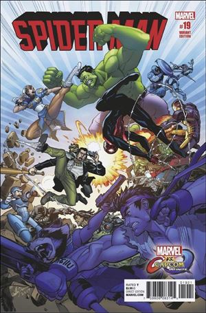 Spider-Man (2016) issue 19-B Reilly Brown Marvel vs Capcom Cover