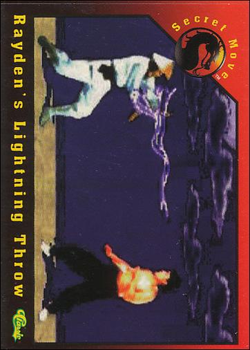 Mortal Kombat (Base Set) card 76 Rayden's Lightning Throw