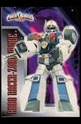 Power Rangers Turbo (Base Set) card 34 Robo Racer-Zord Mode