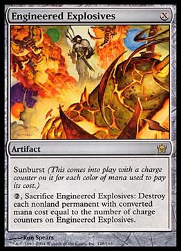 Magic the Gathering: Fifth Dawn (Base Set) card 118 Engineered Explosives