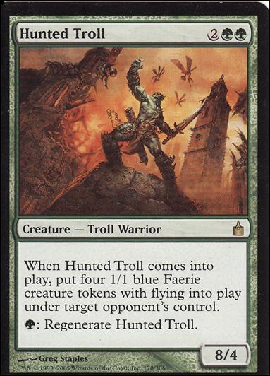 Magic the Gathering: Ravnica (Base Set)  card 170 Hunted Troll