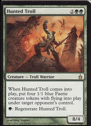 Magic the Gathering: Ravnica (Base Set)  card 170 Hunted Troll