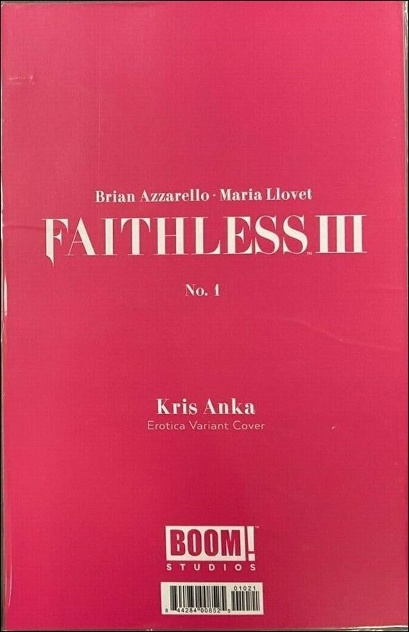 Faithless III issue 1-B Kris Anka Polybagged Erotic Cover