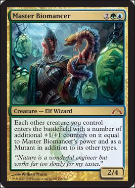 Magic the Gathering: Gatecrash (Base Set) card 176 Master Biomancer