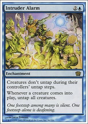 Magic the Gathering: 8th Edition (Base Set) card 86 Intruder Alarm