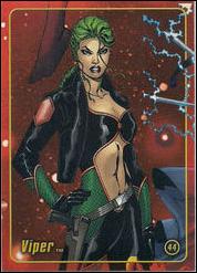 Marvel Heroes Figure Factory: Series 2 (Base Set) card 44 Viper