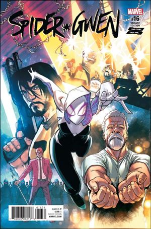 Spider-Gwen (2015/12) issue 16-D David Marquez The Story Thus Far... Cover