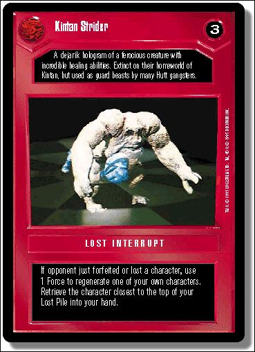 Star Wars: Premiere Limited (Base Set) card 84 Kintan Strider