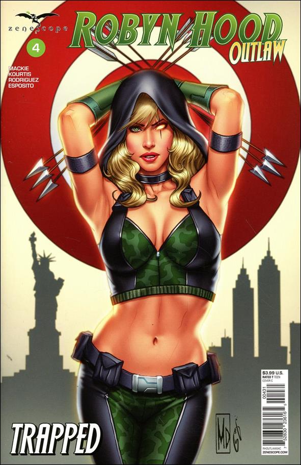 Robyn Hood: Outlaw issue 4-C Michael Dipascale Cover
