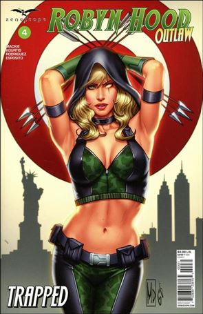 Robyn Hood: Outlaw issue 4-C Michael Dipascale Cover