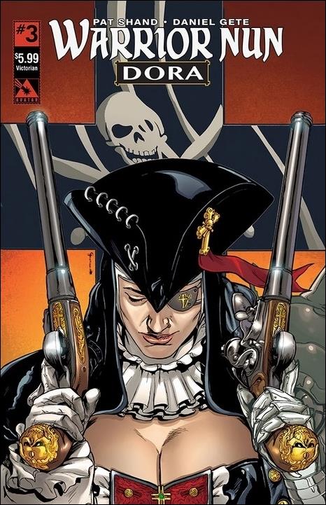 Warrior Nun Dora issue 3-J Christian Zanier Victorian Cover