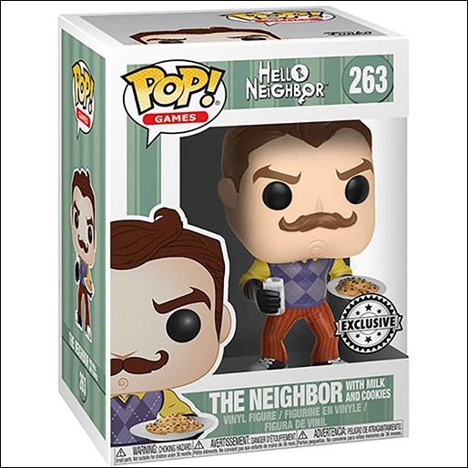 POP! Games figure 263-B The Neighbor  (with Milk and Cookies) Funko Exclus