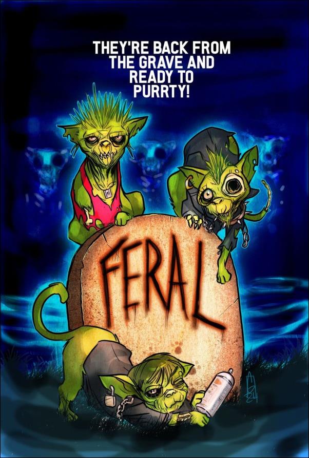 Feral (2024) issue 1-J Chris Gugliotti Exclusive Retailer Cover 1/500
